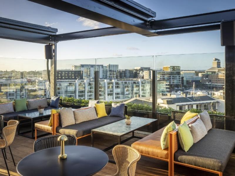 Cityscape QT rooftop bar venue hire