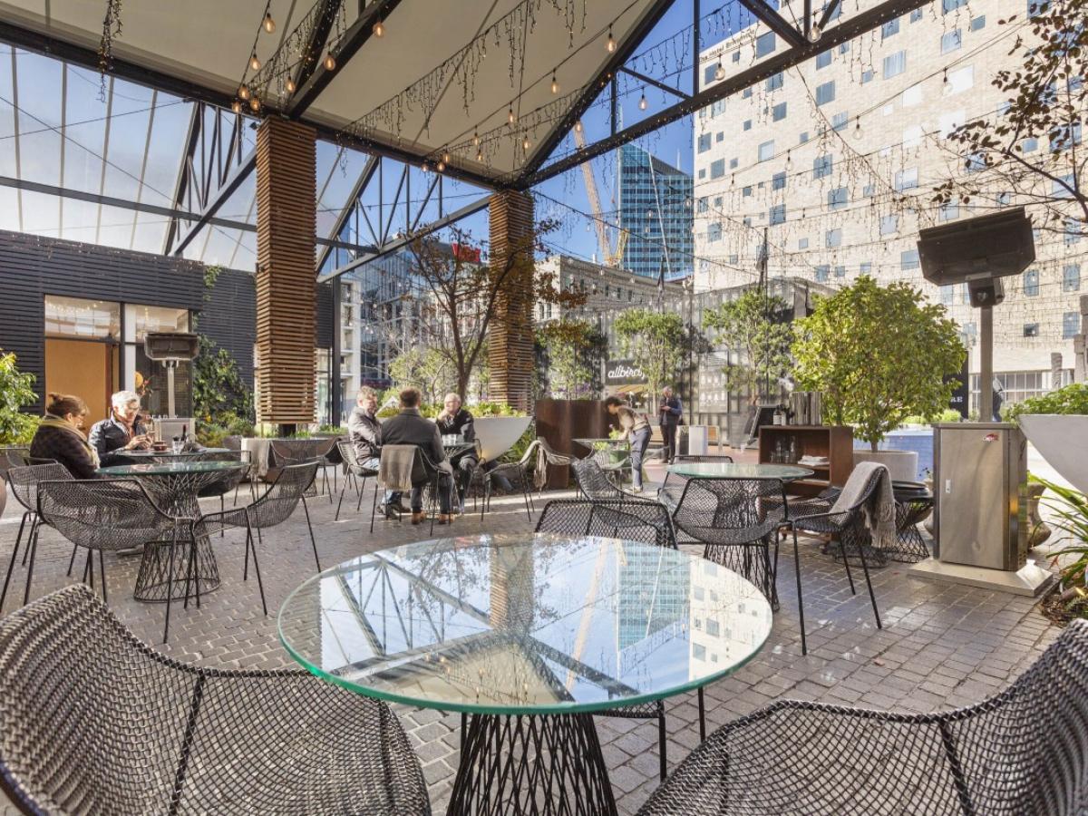 Ortolana outdoor seating