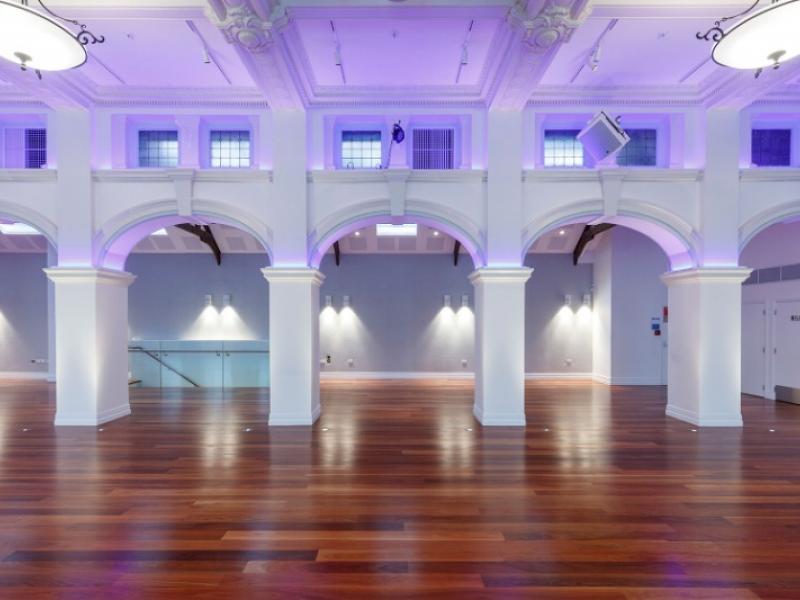 Public trust hall columns