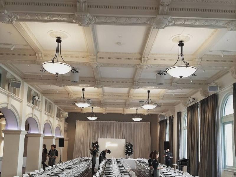 Dining space public trust hall