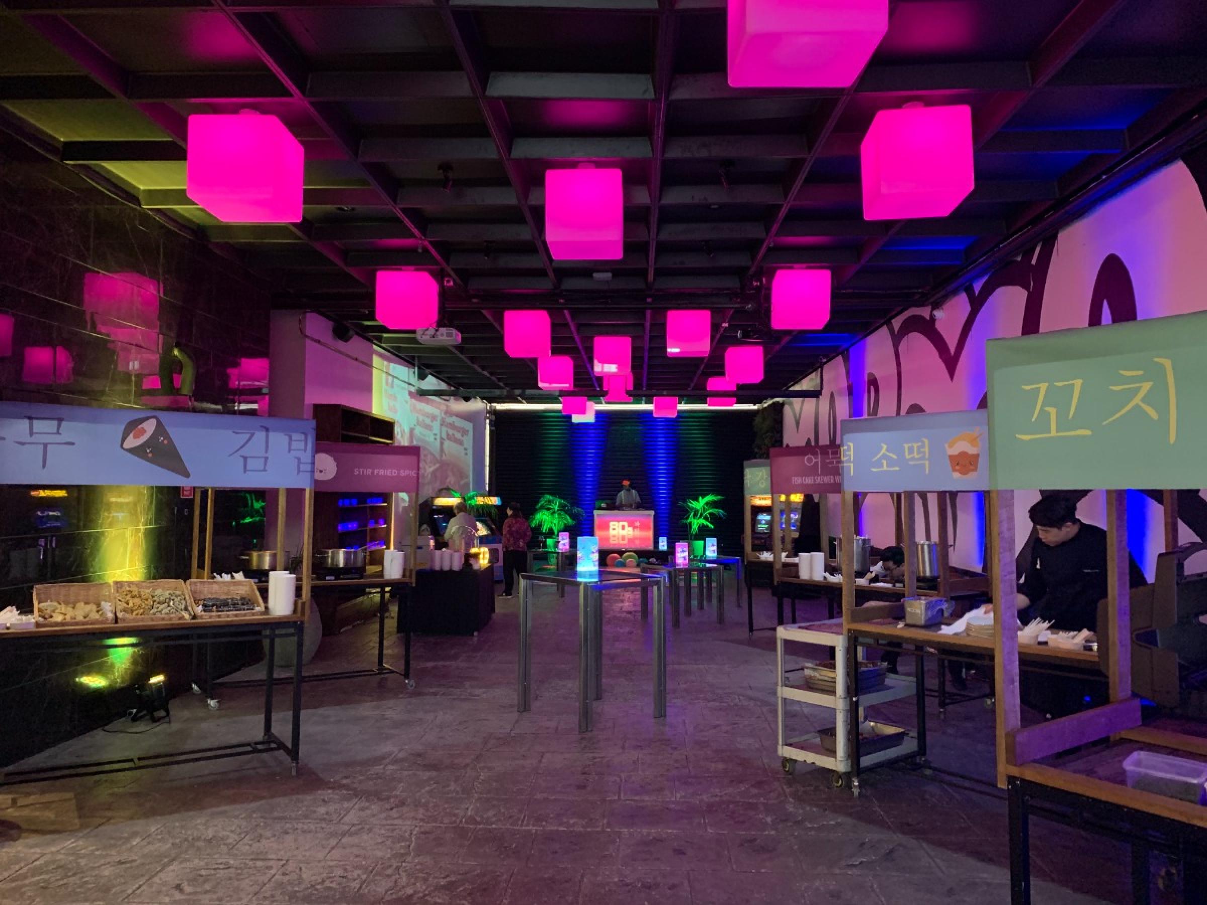 Custom lane night time venue hire
