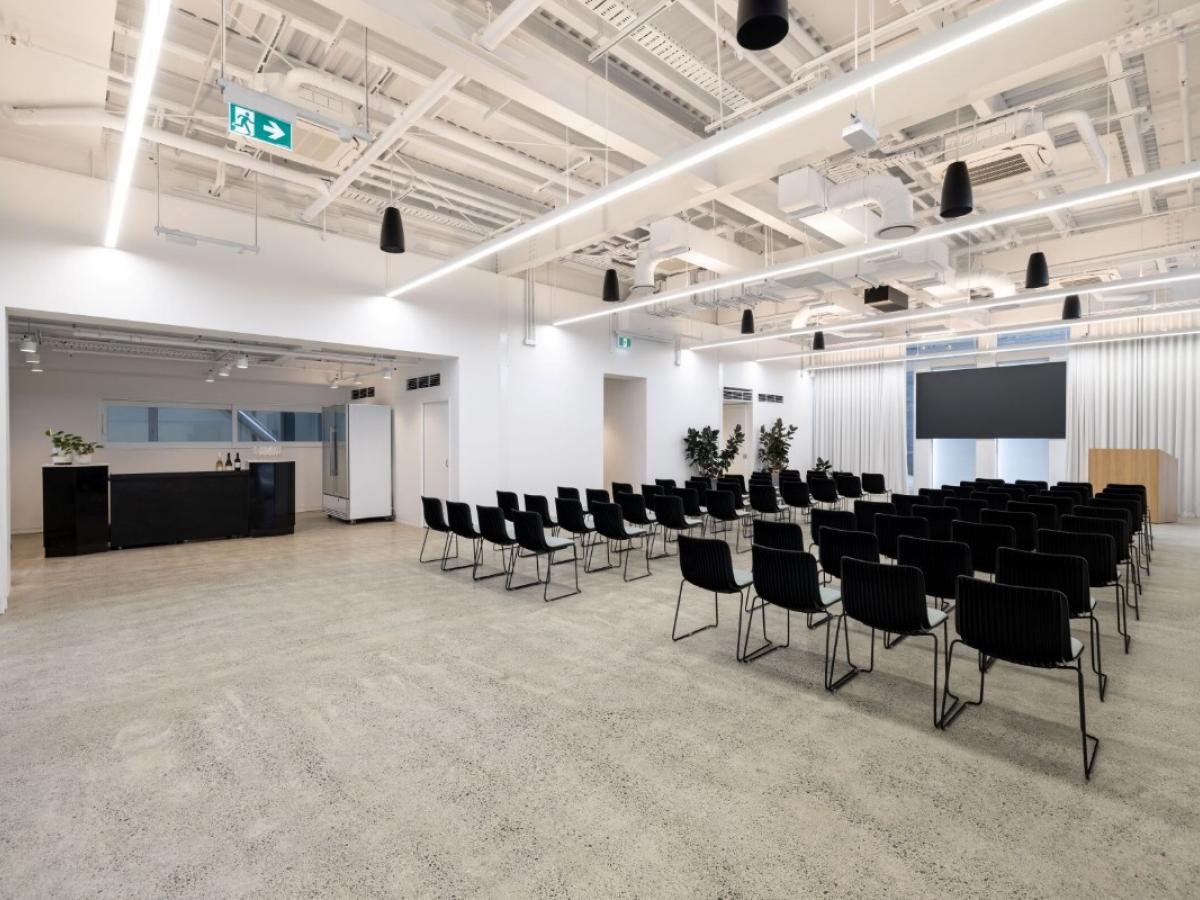 Side view seating arrangement Annex venue hire