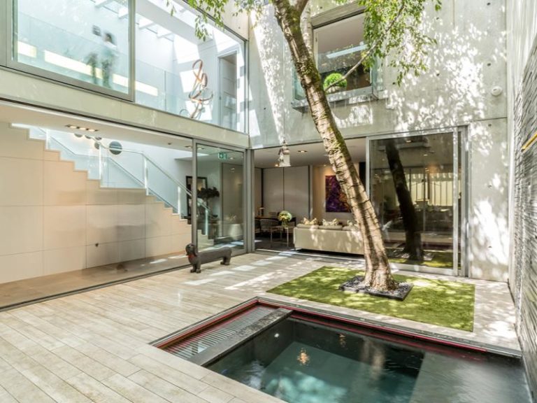 Cocoon house outside